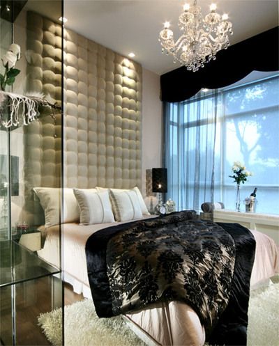 elegancka i stylowa sypialnia