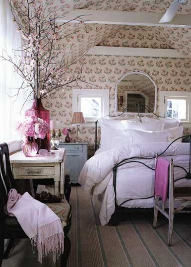 sypialnia vintage